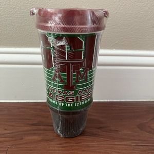 TEXAS University Aggies A&M Aladdin Insulated Tumbler Travel Mug W/ Lid & Handle